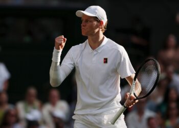 Sinner em Wimbledon.