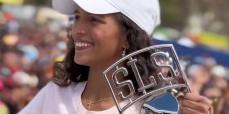 Rayssa Leal na etapa de Brasília da SLS.