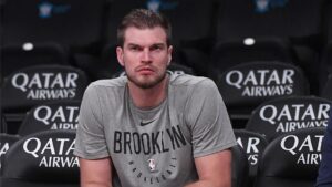Tiago Splitter na NBA pelo Brooklyn Nets.