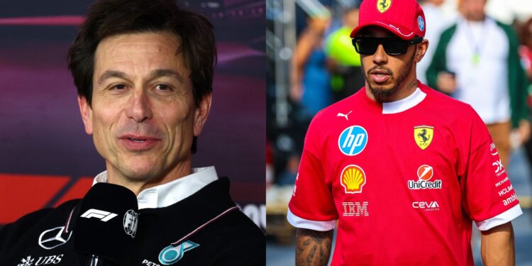 Wolff e Hamilton na F1.