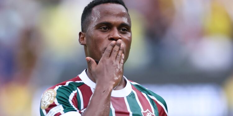 Jhon Arias no Fluminense.