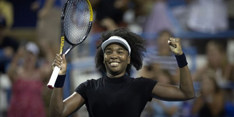 Venus Williams estreou bem em Washington