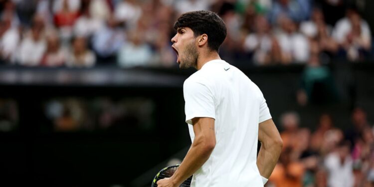 Alcaraz eliminou Rublev em Wimbledon