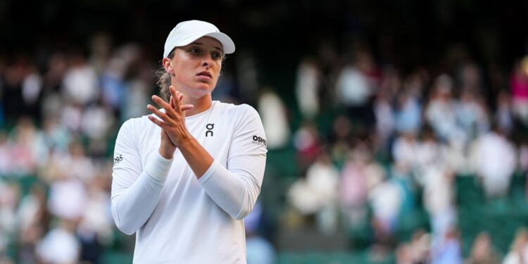 Iga Swiatek está na semifinal de Wimbledon