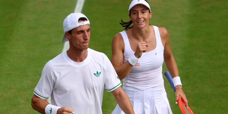 Luisa Stefani em Wimbledon.