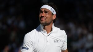 Fognini disputou a última partida de Wimbledon na carreira.