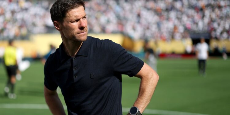 Xabi Alonso no Real Madrid.