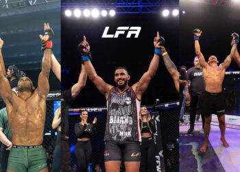 Trinca brasileira assinou com o UFC - Divulgação/LFA Brasil