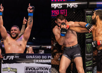 Brasileiros buscam vaga no UFC esta noite - Foto: Divulgação/LFA Brasil