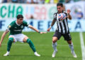 Piquerez e Artur em jogo Botafogo x Palmeiras