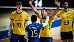 Brasil vence na VNL.