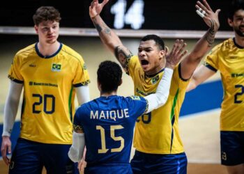 Brasil vence na VNL.