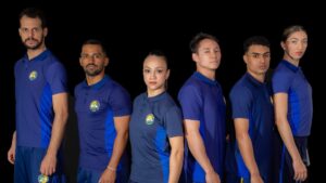 Parte dos atletas que defenderão o Brasil no Mundial de Kungfu Wushu