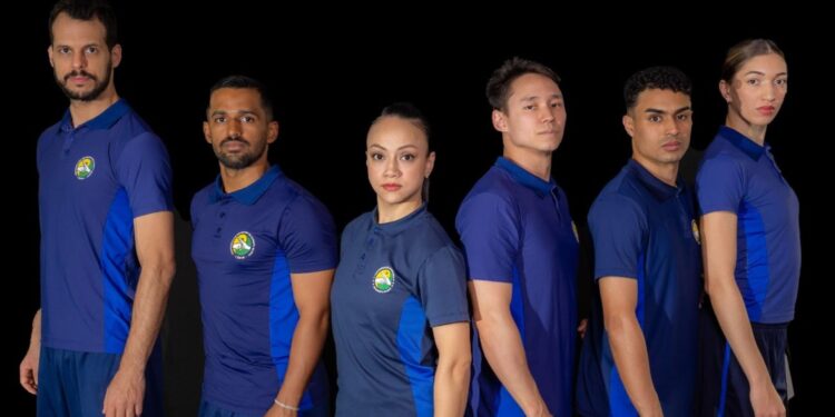 Parte dos atletas que defenderão o Brasil no Mundial de Kungfu Wushu