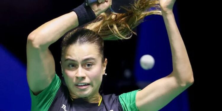 Bruna Takahashi no WTT Contender de Foz do Iguaçu.