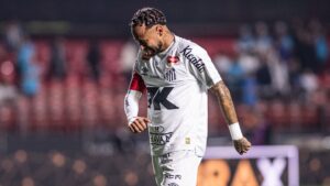 Neymar após Santos x Vasco no Brasileirão.