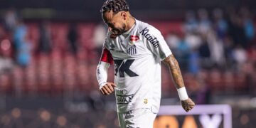 Neymar após Santos x Vasco no Brasileirão.