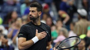 Novak Djokovic no US Open.