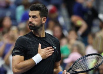 Novak Djokovic no US Open.