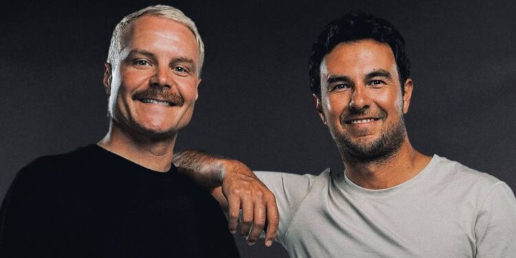 Bottas e Pérez são os pilotos titulares da Cadillac na F1 2026.