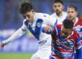 Lance da partida entre Vélez e Fortaleza pela Libertadores