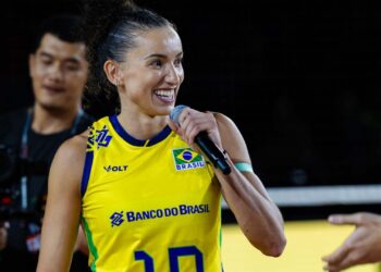 Gabi após vitória do Brasil sobre a Grécia
