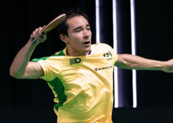 Hugo Calderano vence no Smash da Suíça.