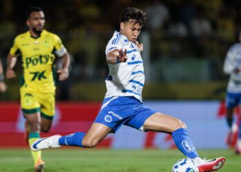Kaio Jorge durante jogo contra o Mirassol pelo Brasileirão