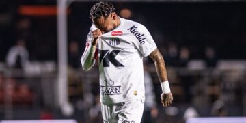 Neymar no Santos.