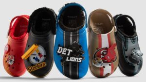 NFL e Crocs fazem parceria para 2025.