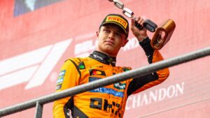 Lando Norris durante GP da Bélgica
