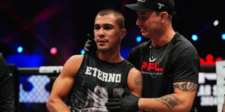 Eduardo Pachu com Gabriel Braga na PFL – Foto: divulgação