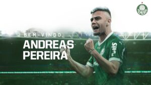 Andreas Pereira é anunciado pelo Palmeiras