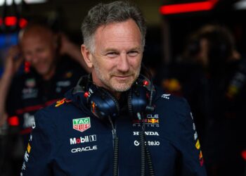 Christian Horner durante GP da Grã-Bretanha