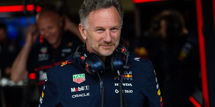 Christian Horner durante GP da Grã-Bretanha