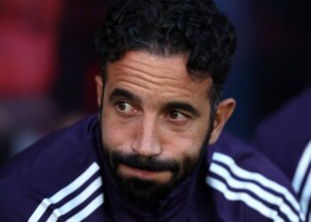 Ruben Amorim, técnico do Manchester United.