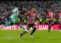 Lance da partida São Paulo x Atlético Nacional pelas oitavas da Libertadores