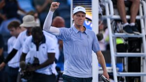 Sinner em Cincinnati.