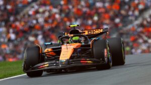 Lando Norris no GP da Holanda.