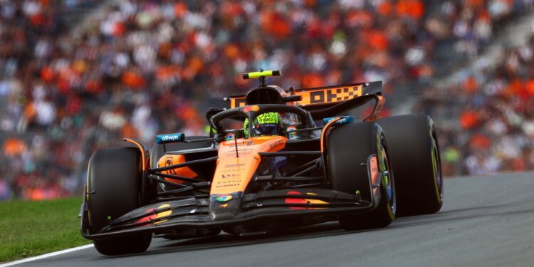Lando Norris no GP da Holanda.