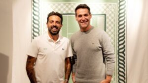 Tico Sayhoun, CEO da Turn On The Light, e Pedro Zannoni, CEO Lacoste LATAM