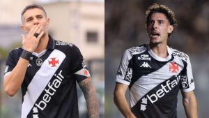 Vegetti e Nuno Moreira se derretem pelo Vasco.