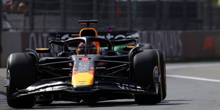 Verstappen em treino do GP da Holanda