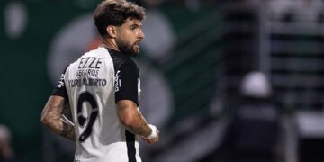 Yuri Alberto durante partida do Corinthians