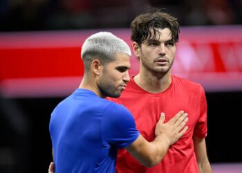 Alcaraz foi dominado por Fritz na Laver Cup