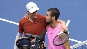 Sinner e Alcaraz na final do US Open.