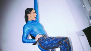 Ana Castela antes de subir ao gramado da Neo Química Arena