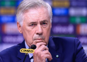 Carlo Ancelotti durante convocação do Brasil