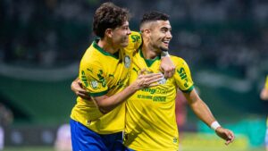Andreas Pereira brilhou na goleada do Palmeiras