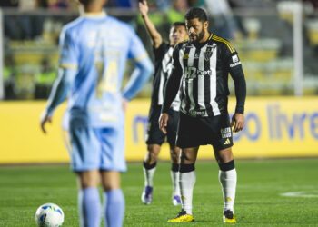 Hulk durante jogo do Atlético-MG contra o Bolívar